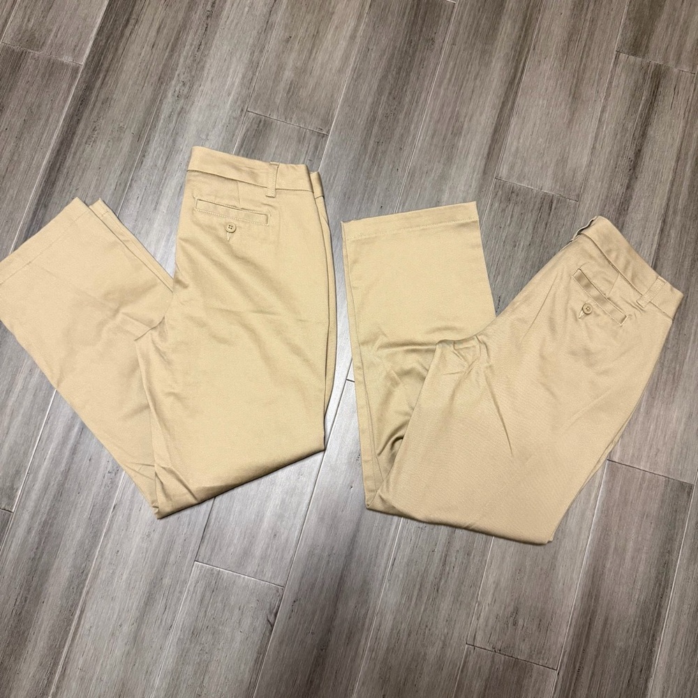 Lands End, Chino Khaki, 2 Pair Bundle | Womens 2‎